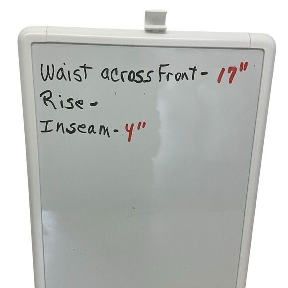 Vintage Cal Surf Mens Size 34 Board Swim Trunks Red Pocket Drawstring Waist - Picture 9 of 9